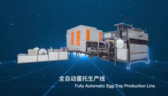 Automatisch mit Trocknungsfunktion, Eierablage, Preisformung, Zellstoffbox-Maschine, hohe Qualität